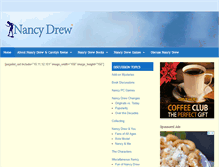 Tablet Screenshot of nancy-drew.mysterynet.com